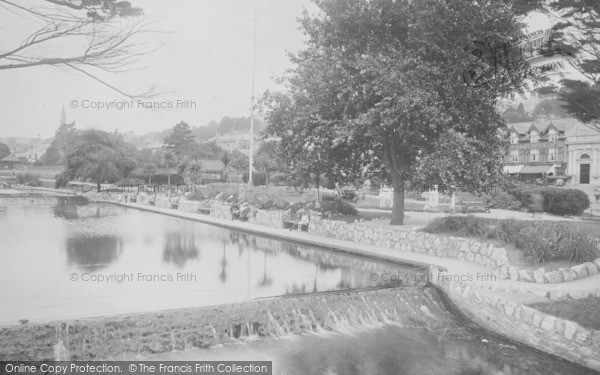 Photo of Dawlish, The Gardens 1922