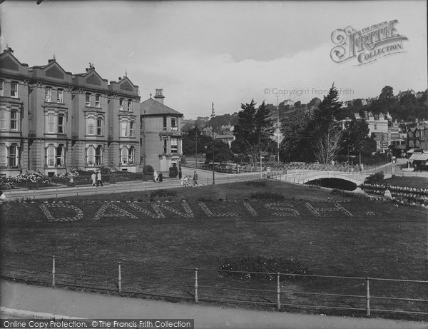 Photo of Dawlish, The Gardens 1925