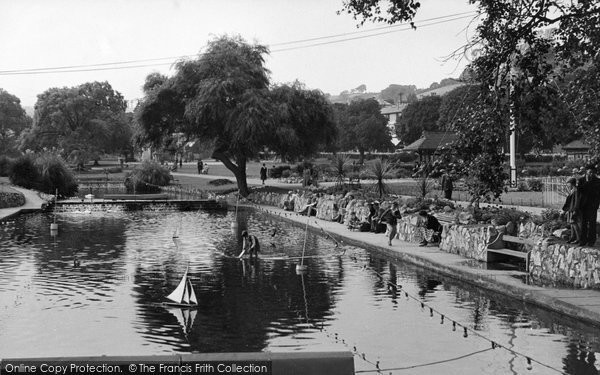 Photo of Dawlish, The Gardens c.1950