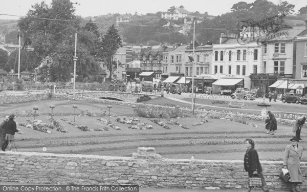 Photo of Dawlish, The Gardens c.1950