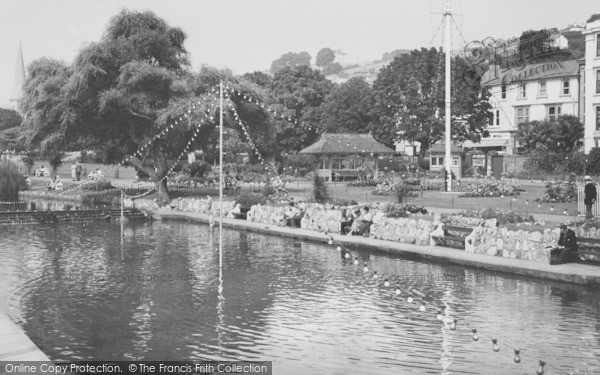 Photo of Dawlish, The Gardens c.1960