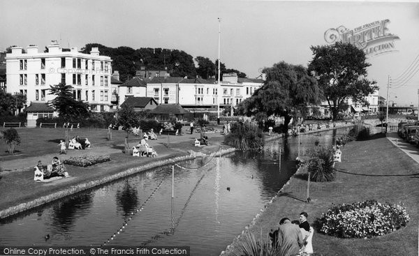 Photo of Dawlish, The Gardens c.1960