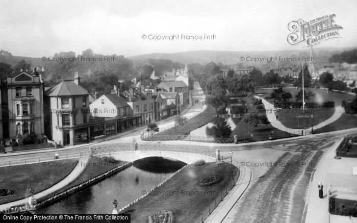 Photo of Dawlish, The Lawns From The Railway 1899