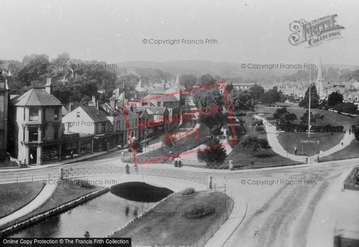 Photo of Dawlish, The Lawns From The Railway 1899