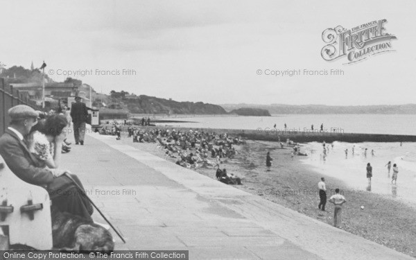 Photo of Dawlish, The Promenade c.1950