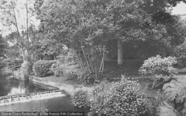 Photo of Dawlish, The River And Grounds, Bridge House c.1960