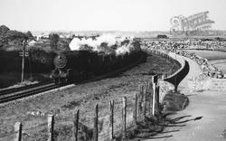 Steam Train c.1955, Dawlish Warren