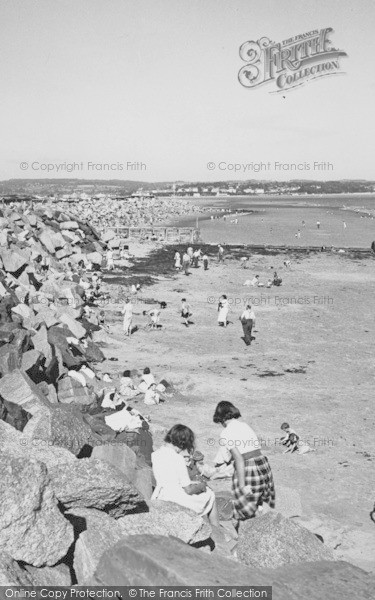 Photo of Dawlish Warren, The Beach c.1955