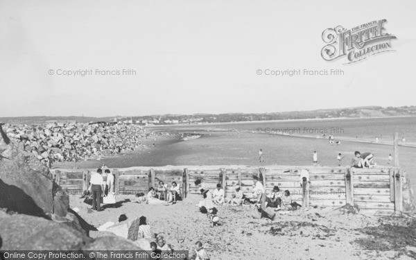 Photo of Dawlish Warren, The Beach Looking Towards Exmouth c.1955