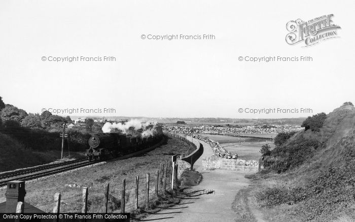 Photo of Dawlish Warren, The Railway c.1955