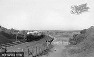 Dawlish Warren, the Railway c1955
