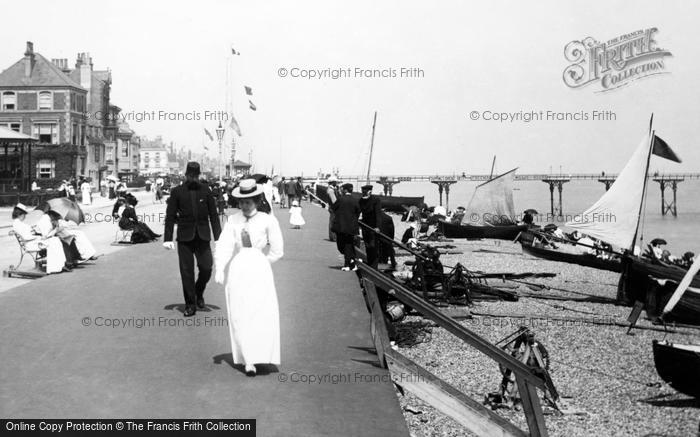 Photo of Deal, A Walk On The Esplanade 1899
