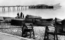 Boats And Mooring Reels c.1960, Deal