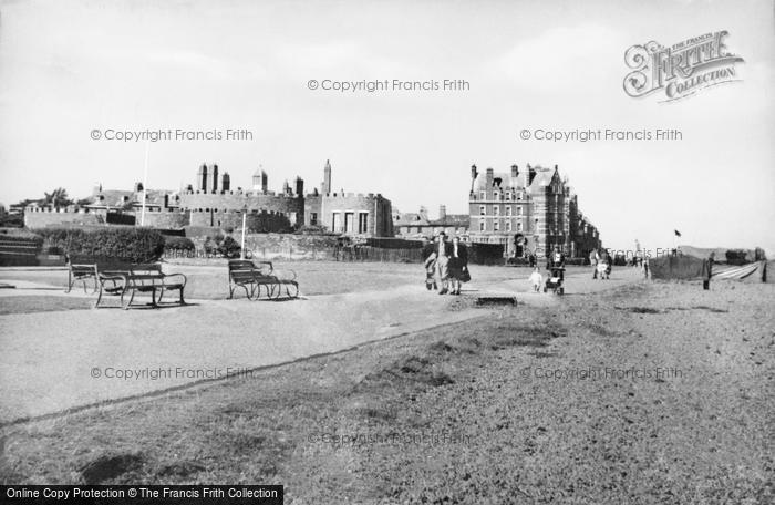 Photo of Deal, Castle And Seafront c.1950