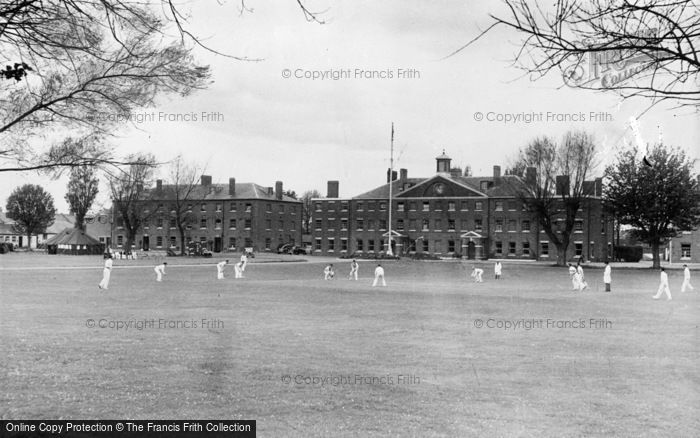 Photo of Deal, Royal Marines Depot, Cricket On The South Green c.1960