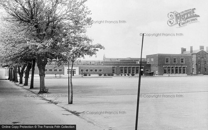 Photo of Deal, Royal Marines Depot, North Barracks Parade Ground c.1960