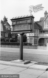 Deal, the Plaque, Walmer Green c1955