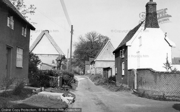 Photo of Debenham, Back Lane c.1955