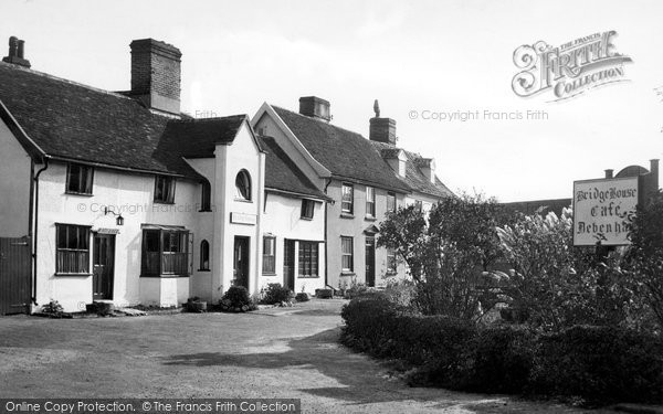 Photo of Debenham, Bridge House c.1955