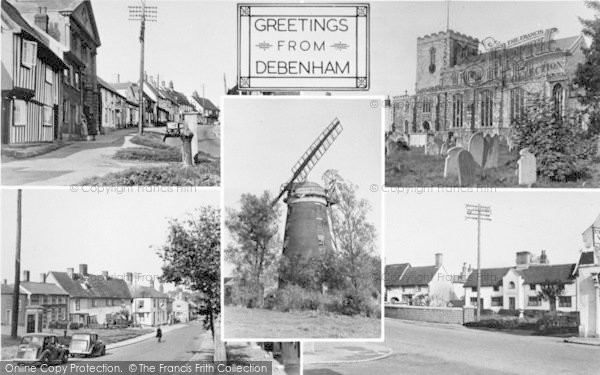 Photo of Debenham, Composite c.1955