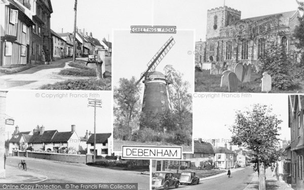 Photo of Debenham, Composite c.1955