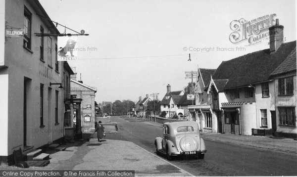 Photo of Debenham, High Street c.1955