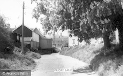 Priory Lane c.1955, Debenham