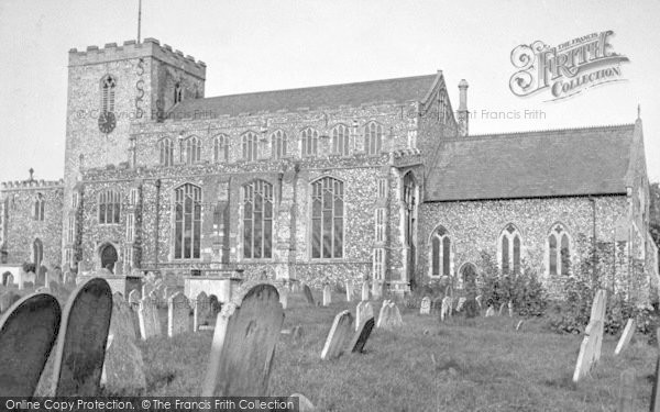 Photo of Debenham, The Church c.1950