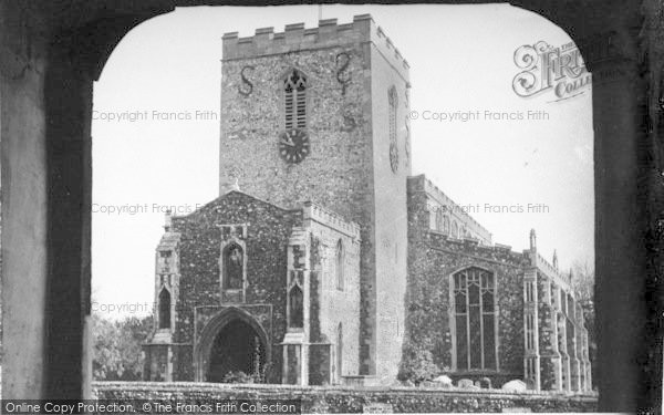 Photo of Debenham, The Church c.1950