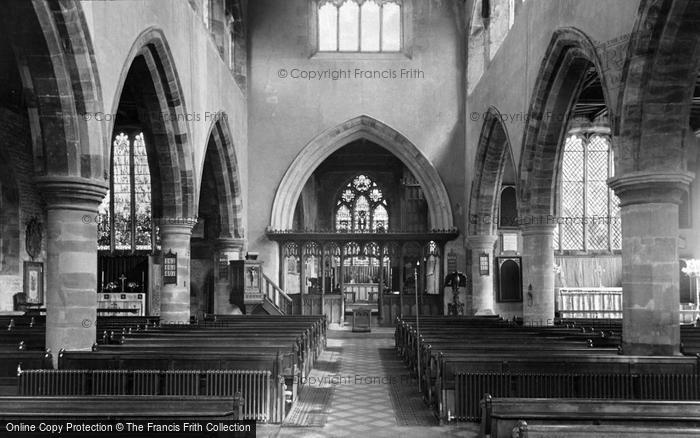 Photo of Deddington, Church Of St Peter And St Paul, Interior c.1965