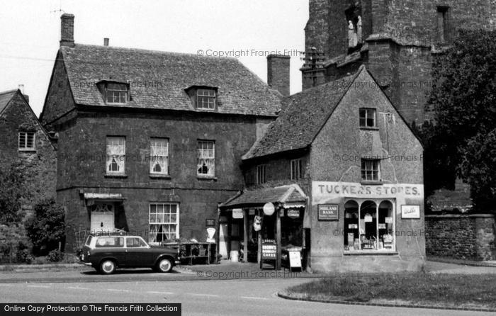 Photo of Deddington, Tucker's Stores, Market Place c.1960