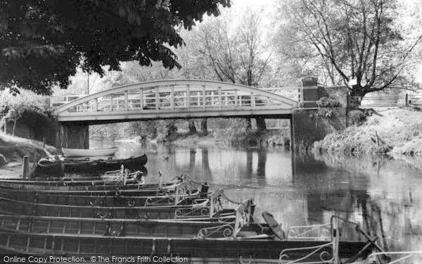 Photo of Dedham, Bridge And The River c.1965