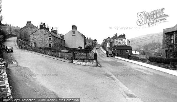 Photo of Deepcar, Haywood Lane and Manchester Road c1955
