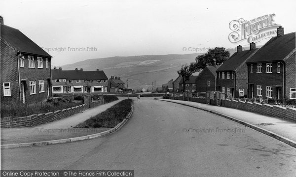 Photo of Deepcar, Heath Road And Lee Avenue c.1960