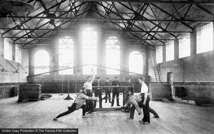 Photo of Deepcut, Blackdown Camp, Gymnasium, 'first Point' 1906