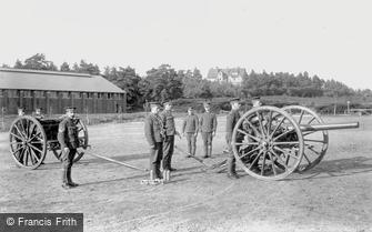 Deepcut, Deepcut Camp, Gun Drill 'in Action' 1906
