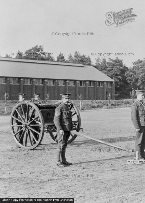 Photo of Deepcut, Deepcut Camp, Gun Drill 'in Action' 1906