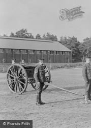 Deepcut Camp, Gun Drill 'in Action' 1906, Deepcut
