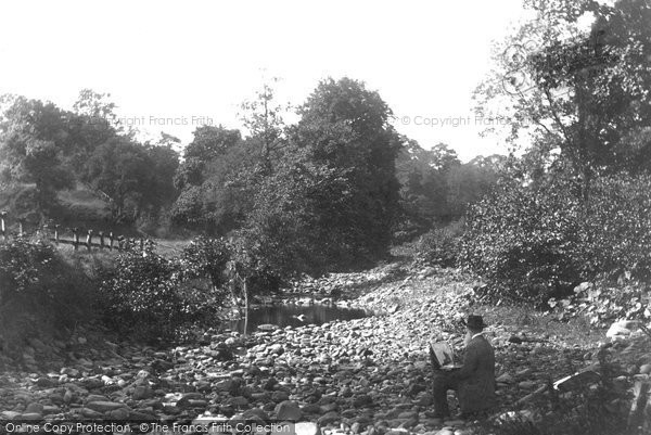 Photo of Deepdale, An Artist By The River 1890