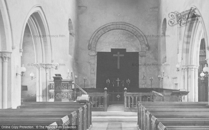 Photo of Deerhurst, The Saxon Chapel Interior 1901