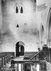 The Saxon Chapel Interior 1901, Deerhurst