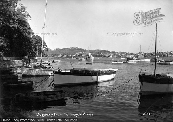 Photo of Deganwy, From Conwy c.1958