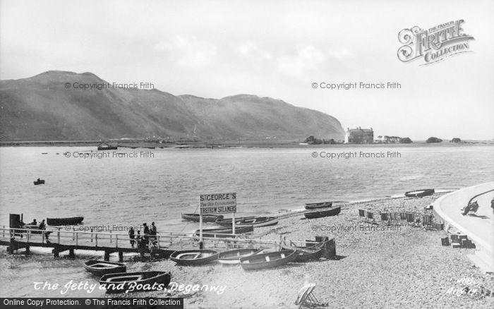 Photo of Deganwy, The Jetty And Boats c.1935