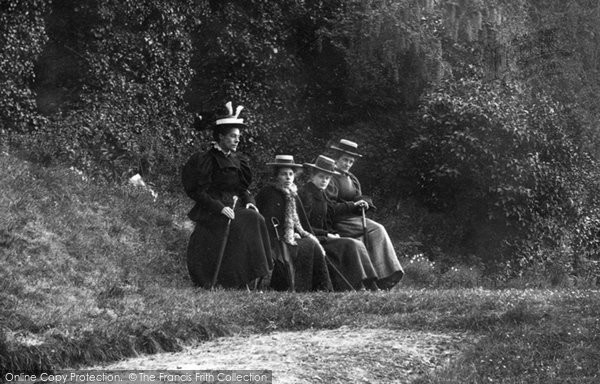 Photo of Deganwy, Women At The Convalescent Home 1898