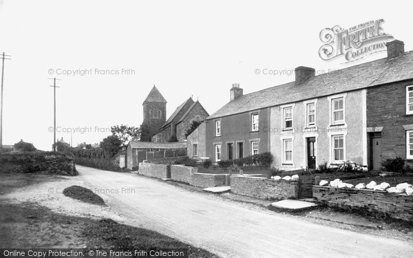 Photo of Delabole, High Street and St John's Church c1930