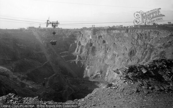 Photo of Delabole, Slate Quarry 1938