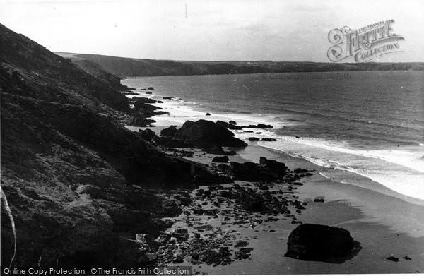 Photo of Delabole, The Coast From Tregardock Cliffs c.1950