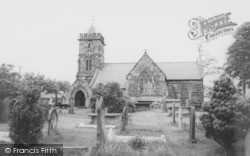 St Peter's Church c.1960, Delamere