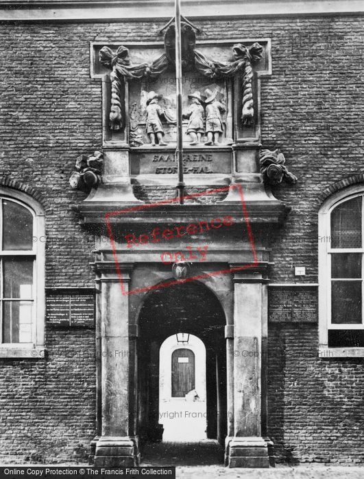 Photo of Delft, Prinsenhof, Old Cloth Hall Entrance c.1920