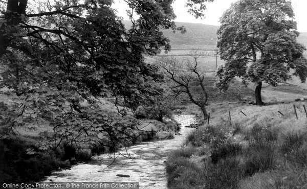 Photo of Delph, The Waterfall, Pingle c.1955
